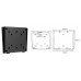 LDC-201: Economy, Super Slim Fixed Wall Mount (For 13" to 27" TVs)